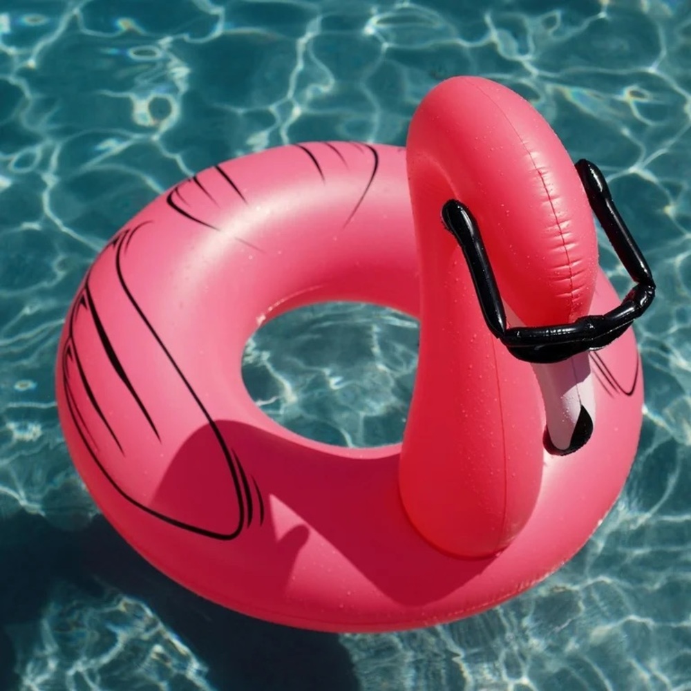 CocoNut Outdoor Pink Flamingo With Shades - 52" x 48" Pool Float